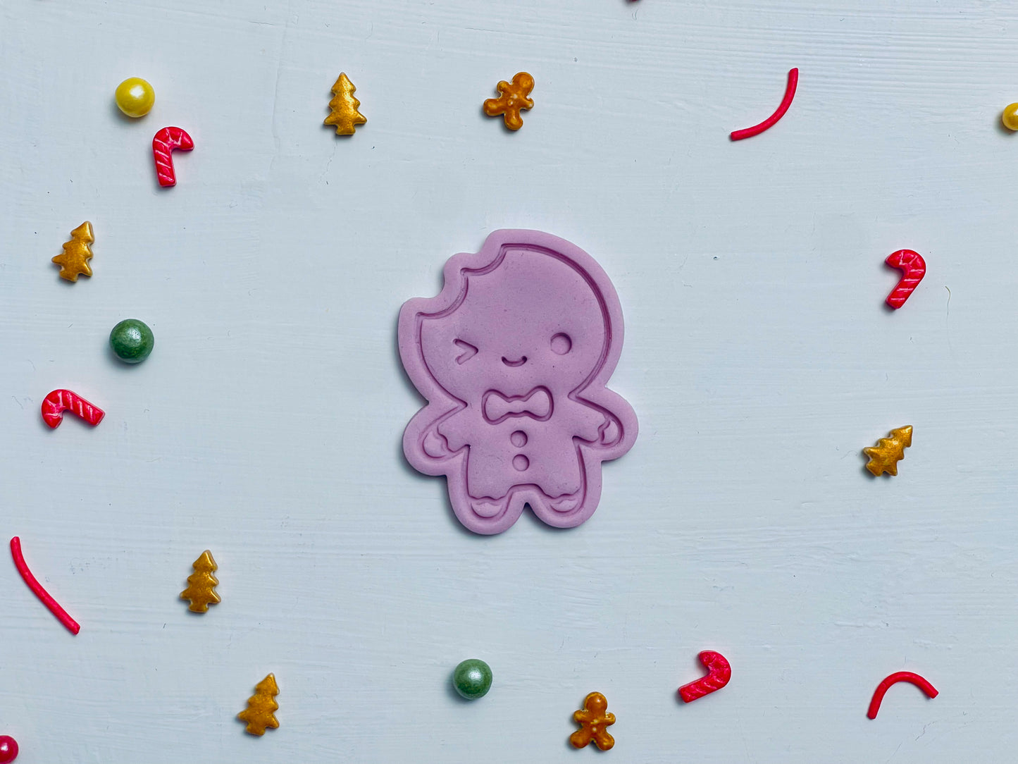 SMALL Gingerbread Eaten Boy -  Christmas Cookie Cutter