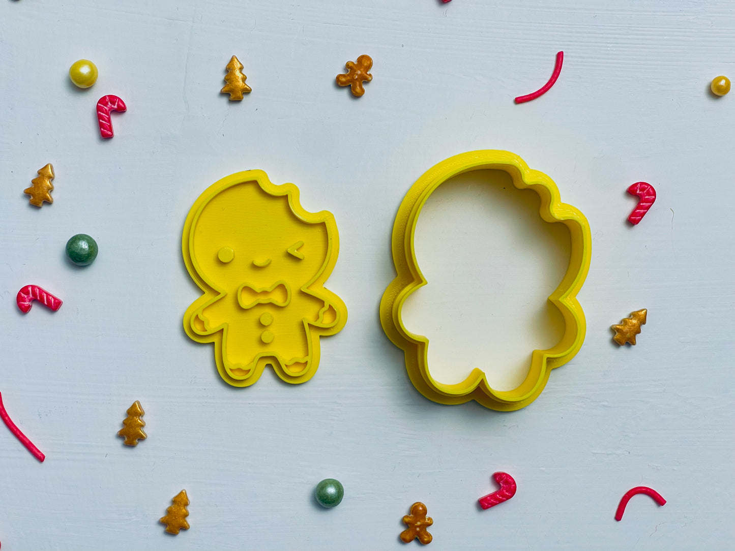 SMALL Gingerbread Eaten Boy -  Christmas Cookie Cutter