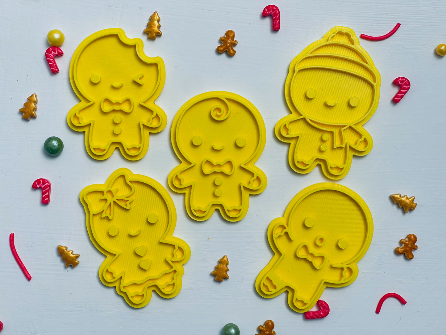 SMALL Gingerbread Eaten Boy -  Christmas Cookie Cutter