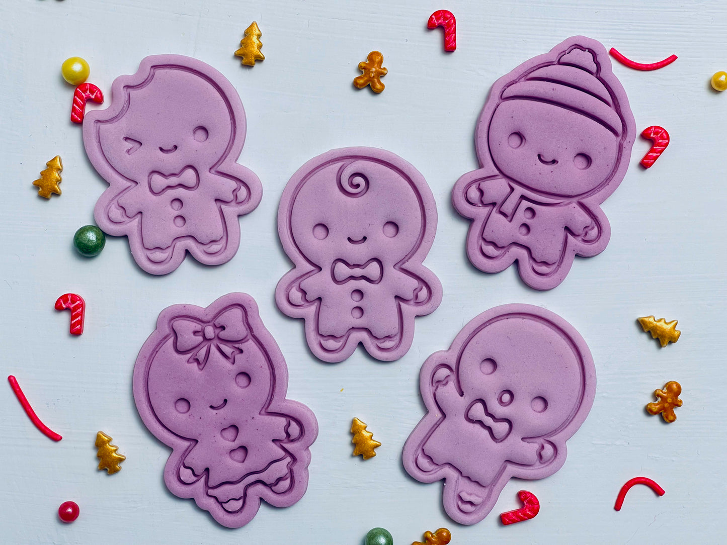 SMALL Gingerbread Eaten Boy -  Christmas Cookie Cutter