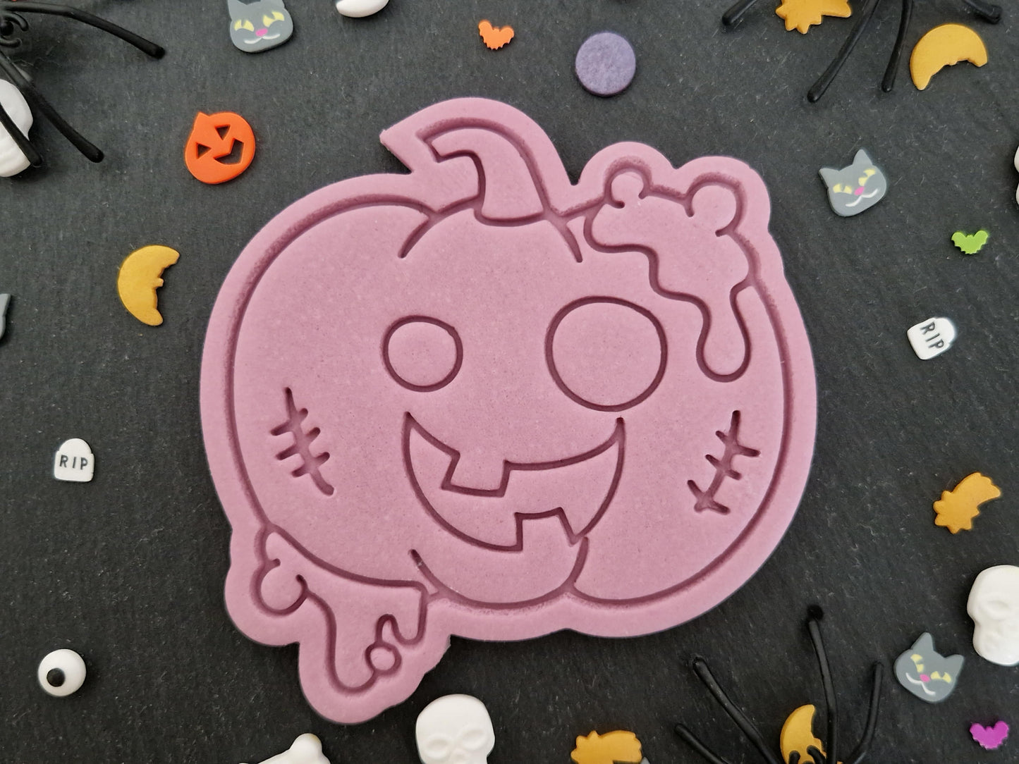 Halloween Zombie Pumpkin Cookie Cutter