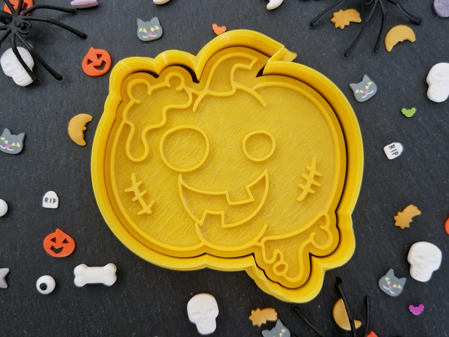 Halloween Zombie Pumpkin Cookie Cutter