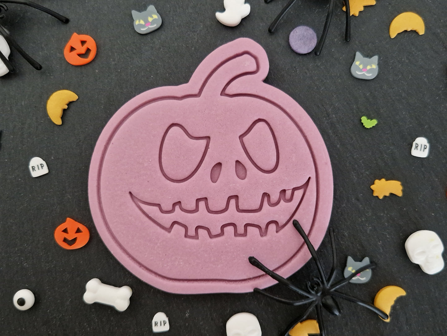 Scary Halloween Pumpkin K Cookie Cutter