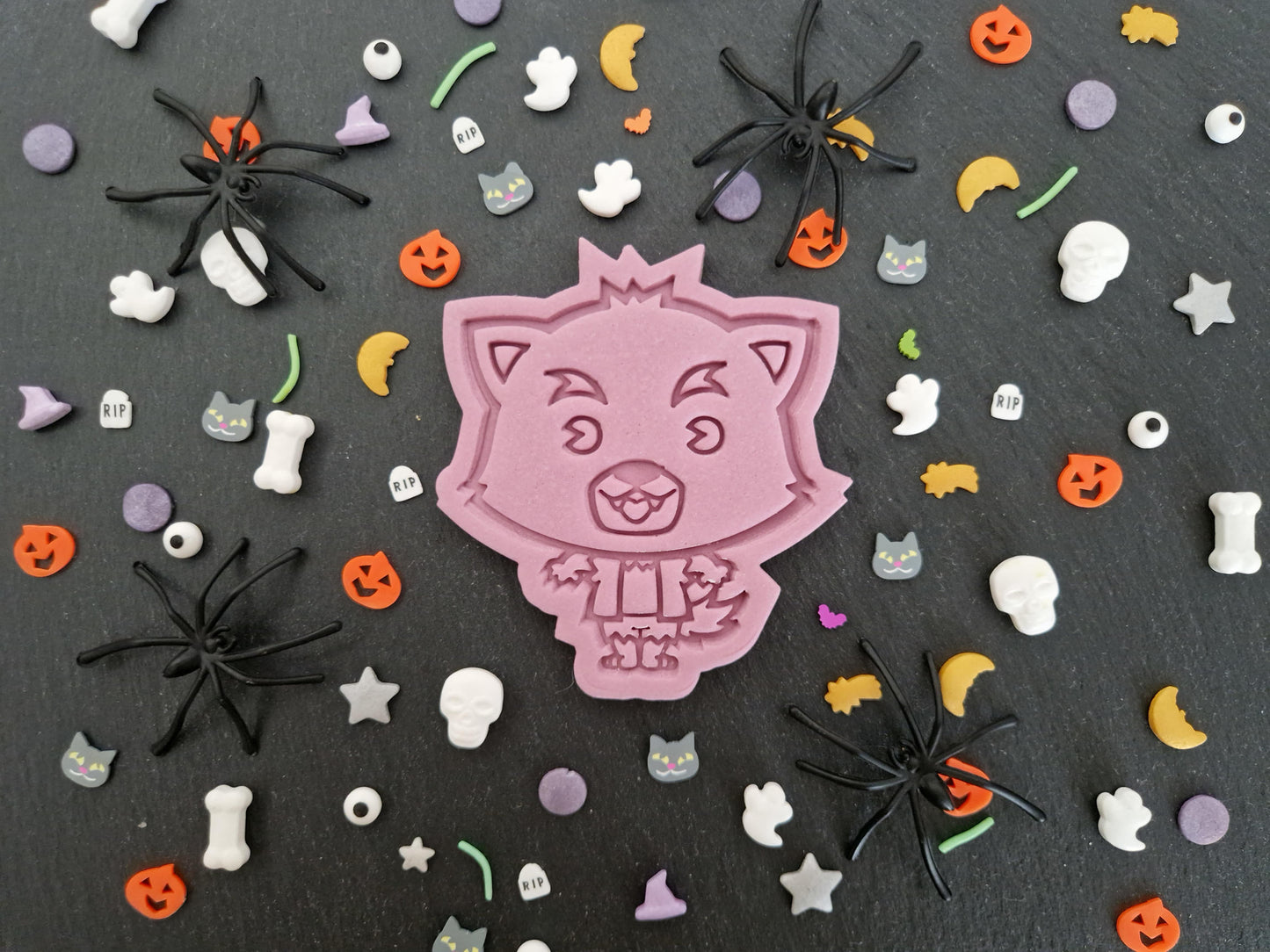 Cute Halloween Werewolf Cookie Cutter