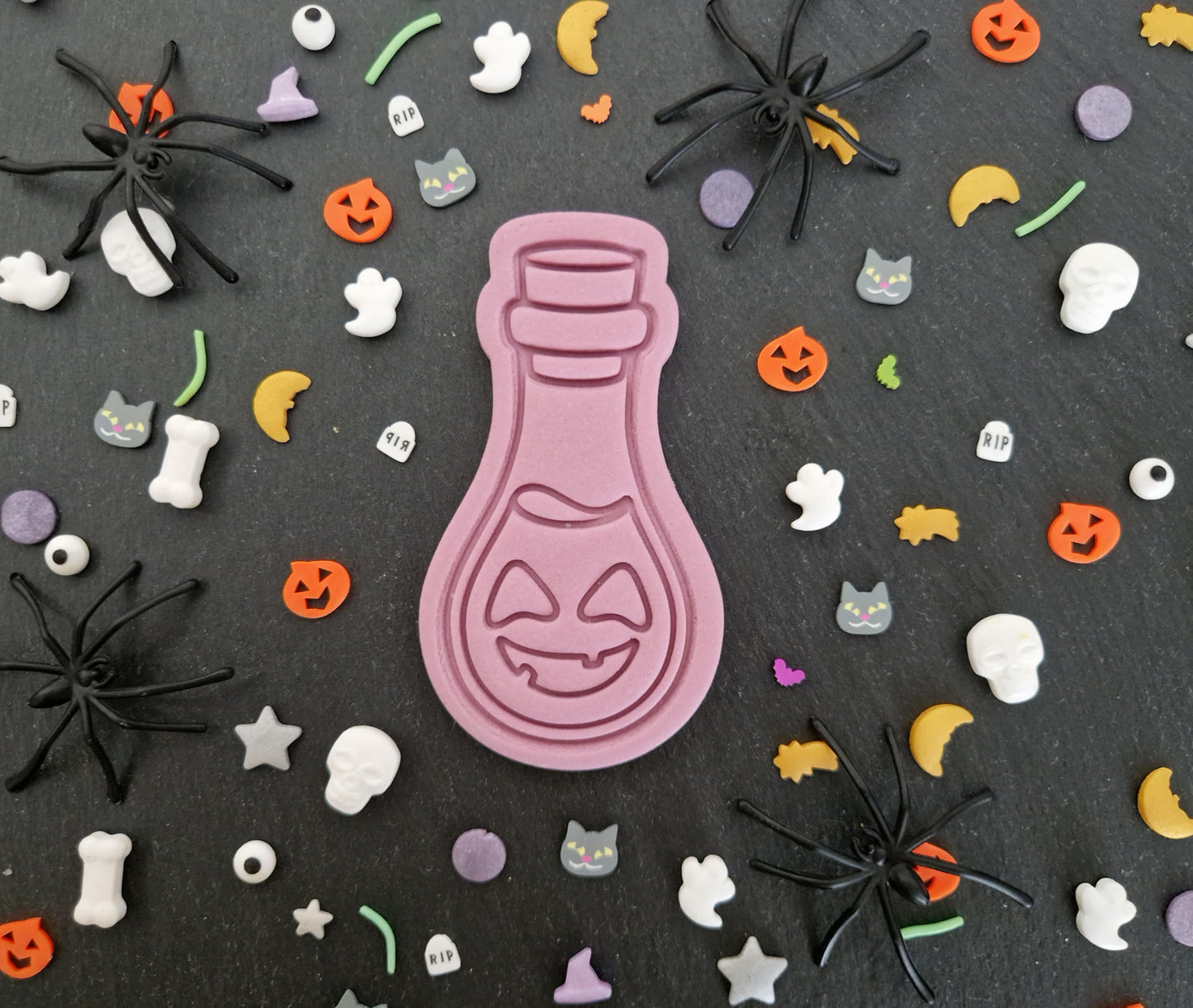 Halloween Pumpkin Potion Bottle Cookie Cutter