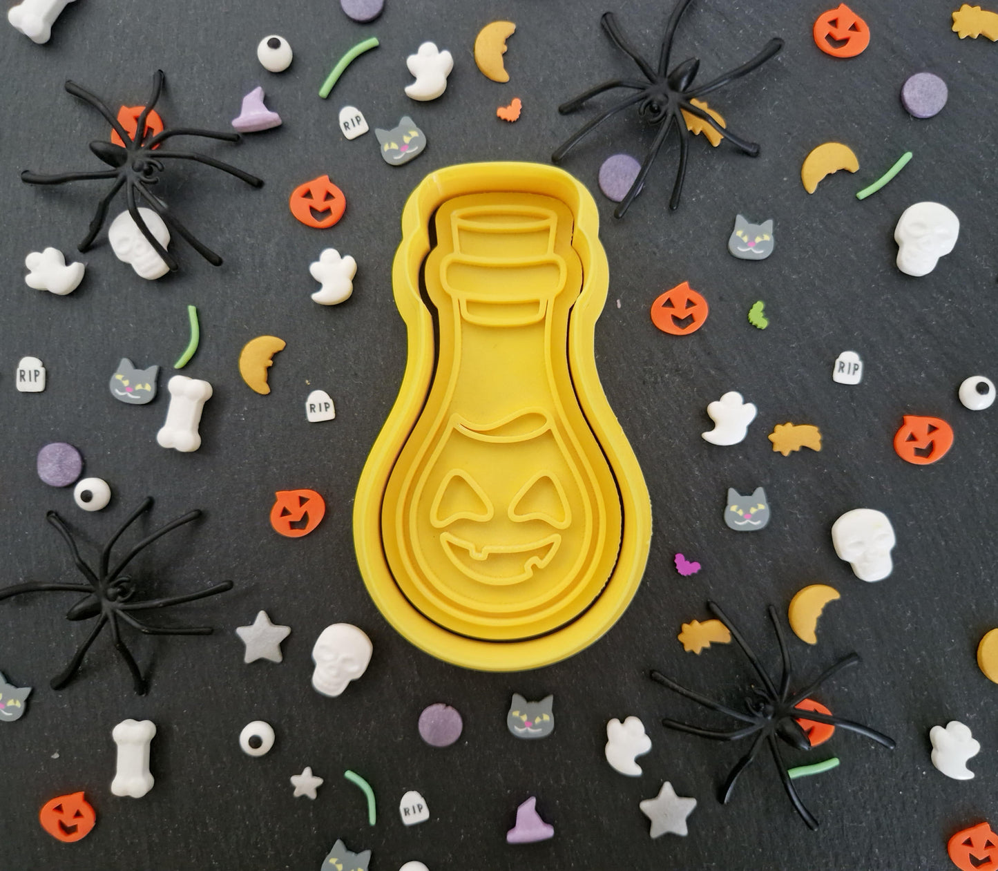 Halloween Pumpkin Potion Bottle Cookie Cutter