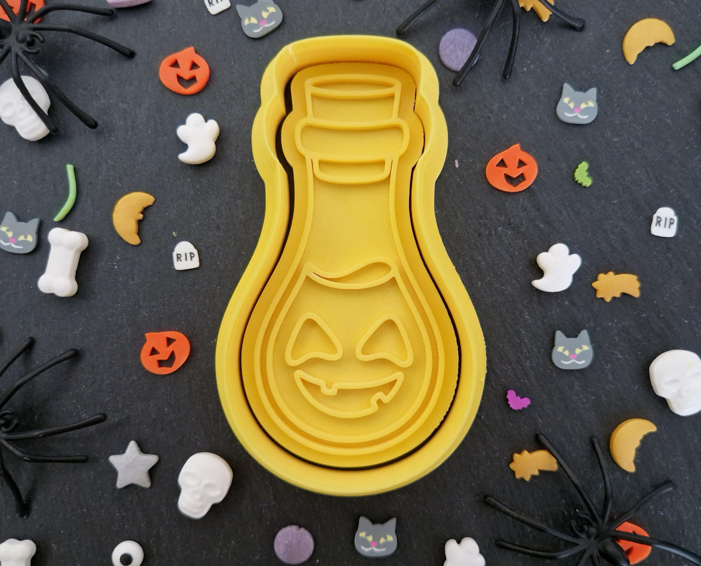 Halloween Pumpkin Potion Bottle Cookie Cutter