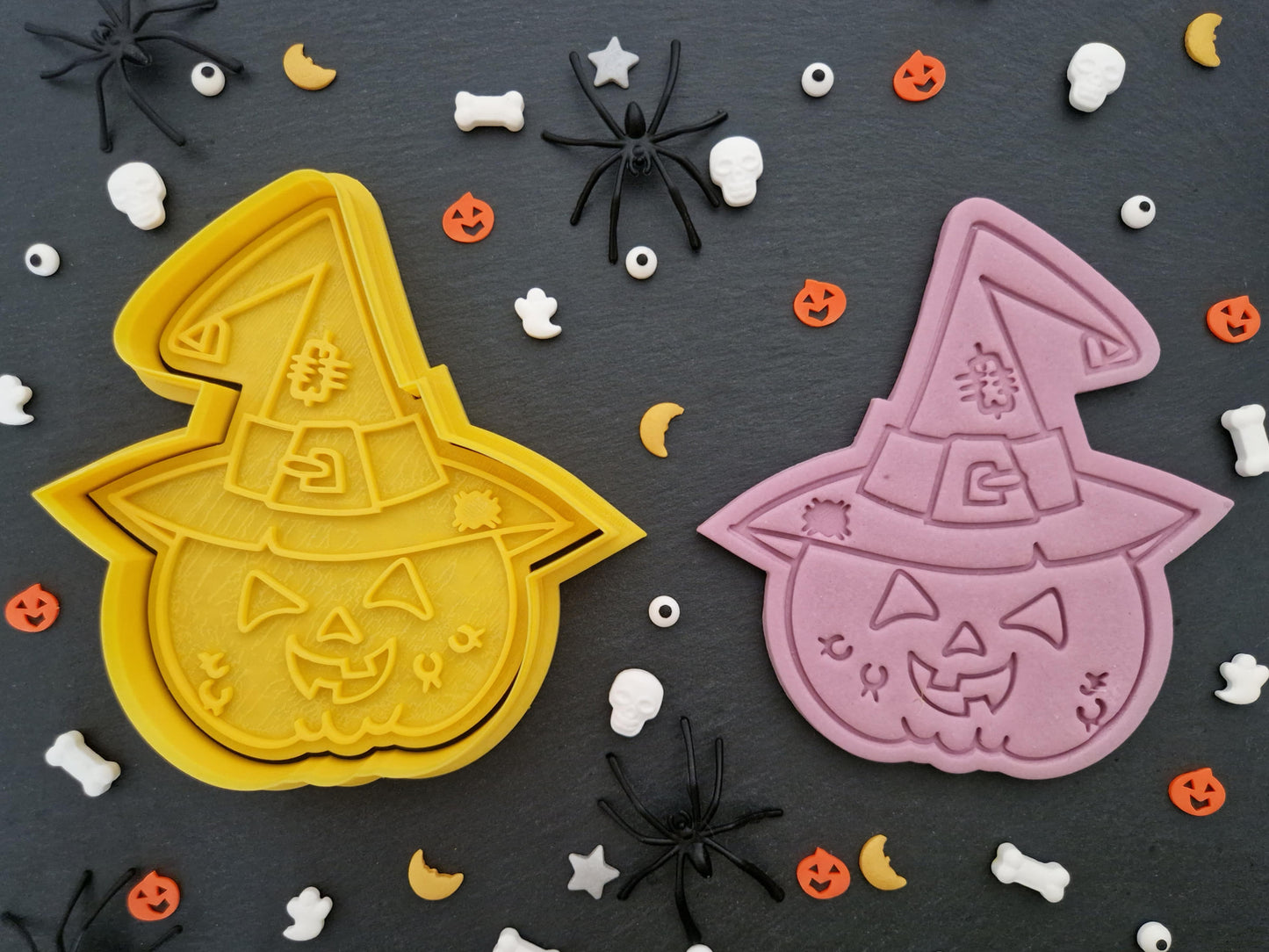 Scary Halloween Witch Pumpkin Cookie Cutter