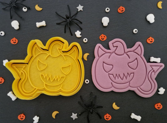 Halloween Devil Pumpkin Cookie Cutter