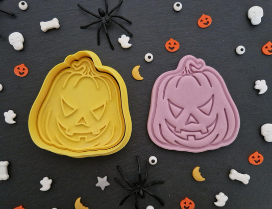 Scary Halloween Pumpkin D Cookie Cutter