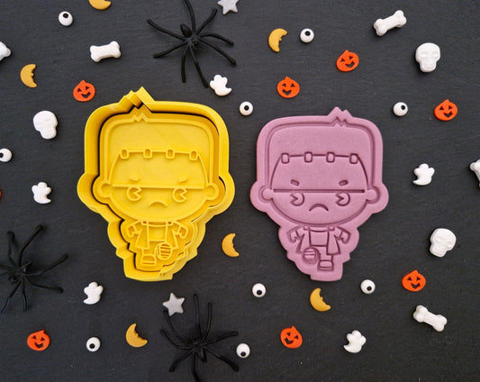 Cute Frankenstein Halloween Cookie Cutter