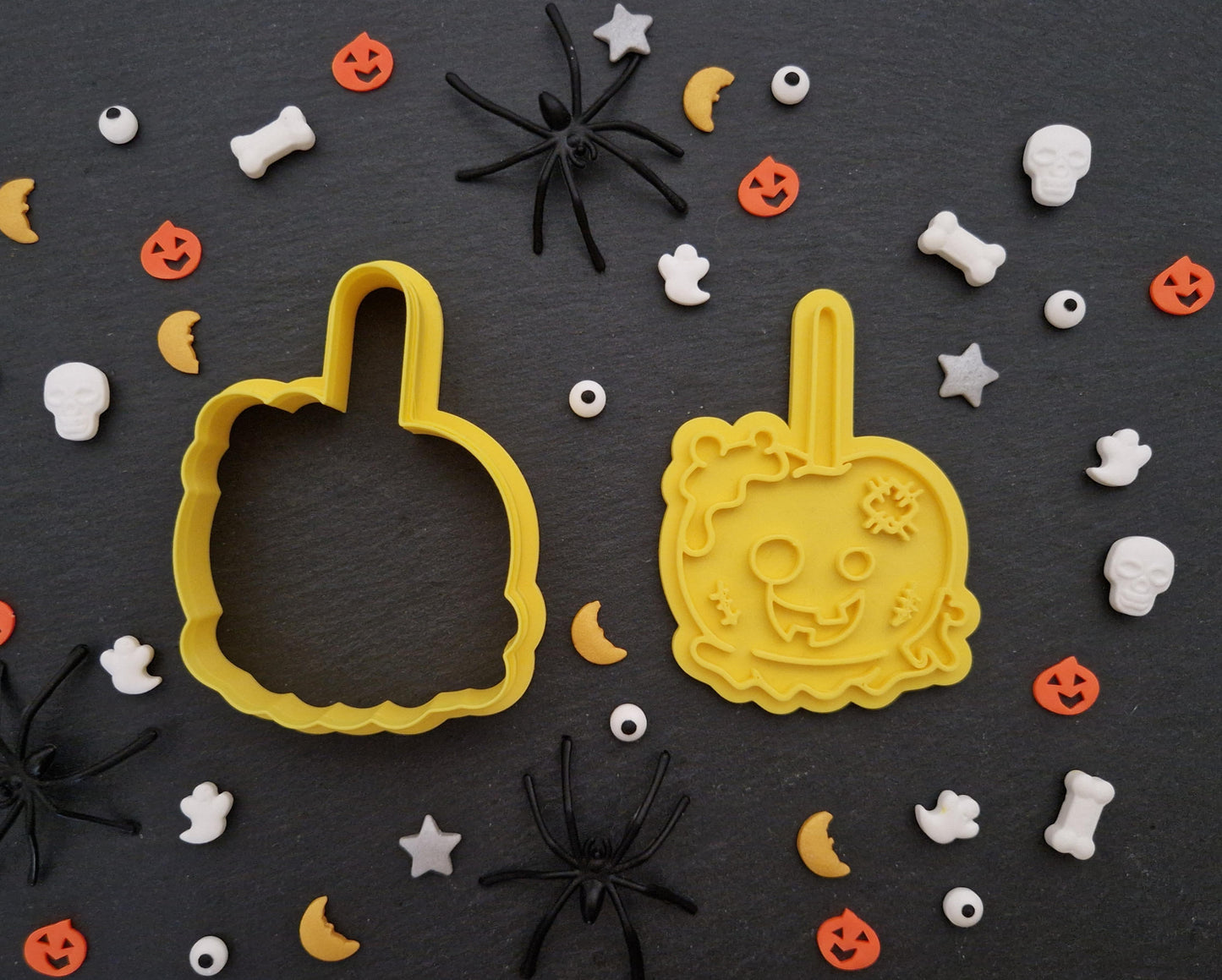 Halloween Candy Apple Zombie Cookie Cutter