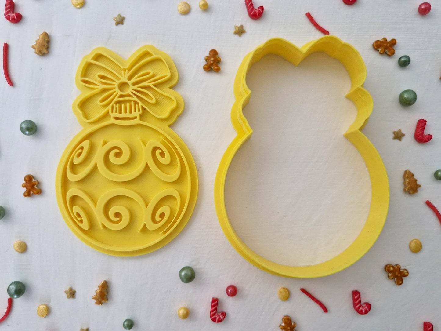 Christmas Bauble F - Cookie Cutter