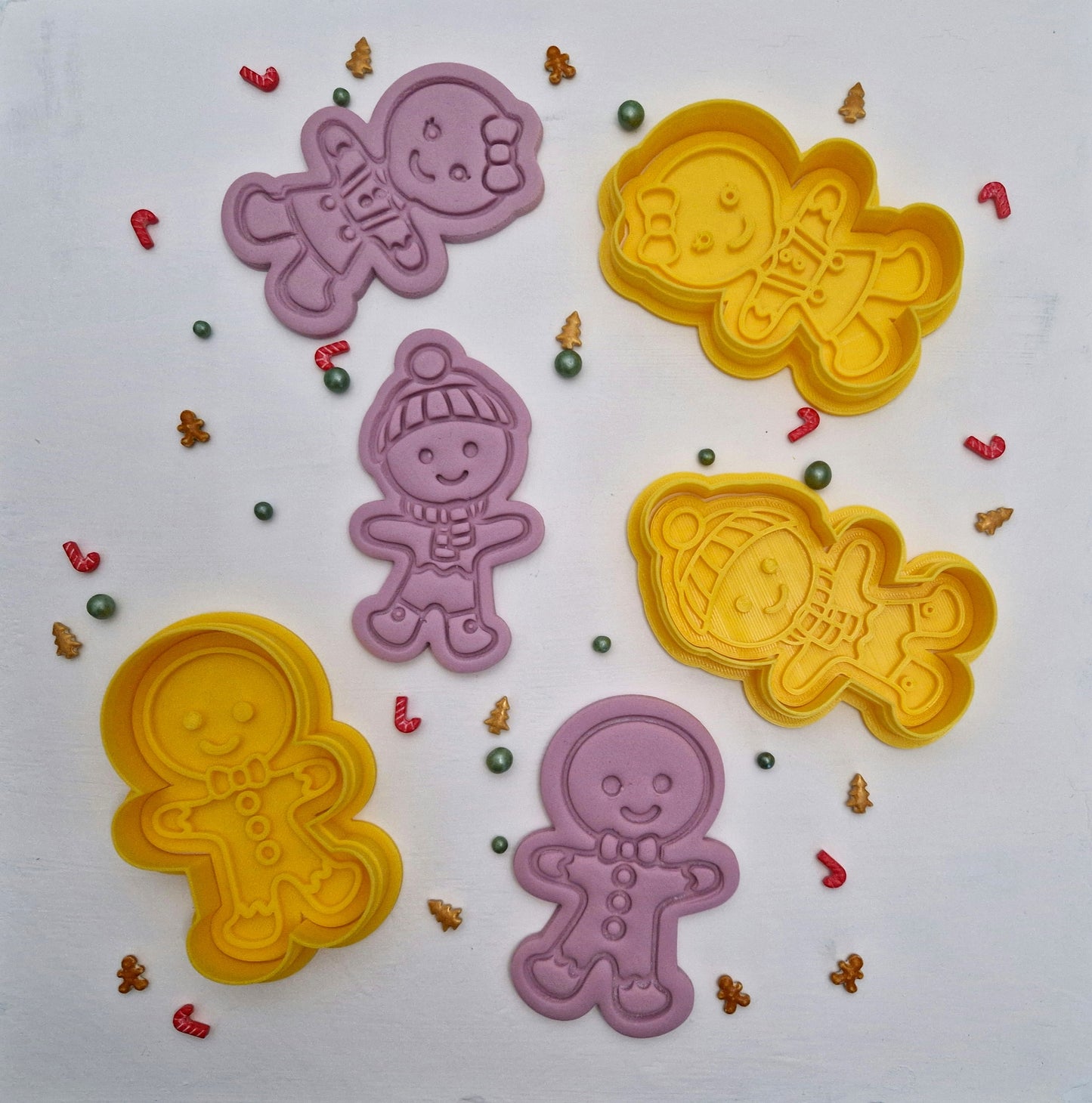 Cute Gingerbread Girl - Christmas Cookie Cutter