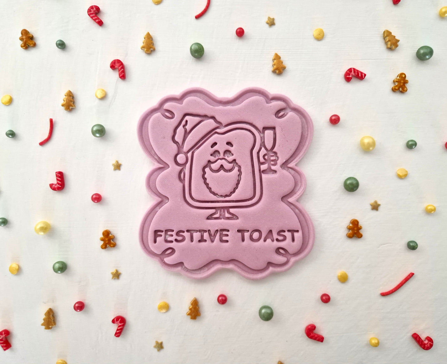 Festive Toast - Christmas Cookie Cutter