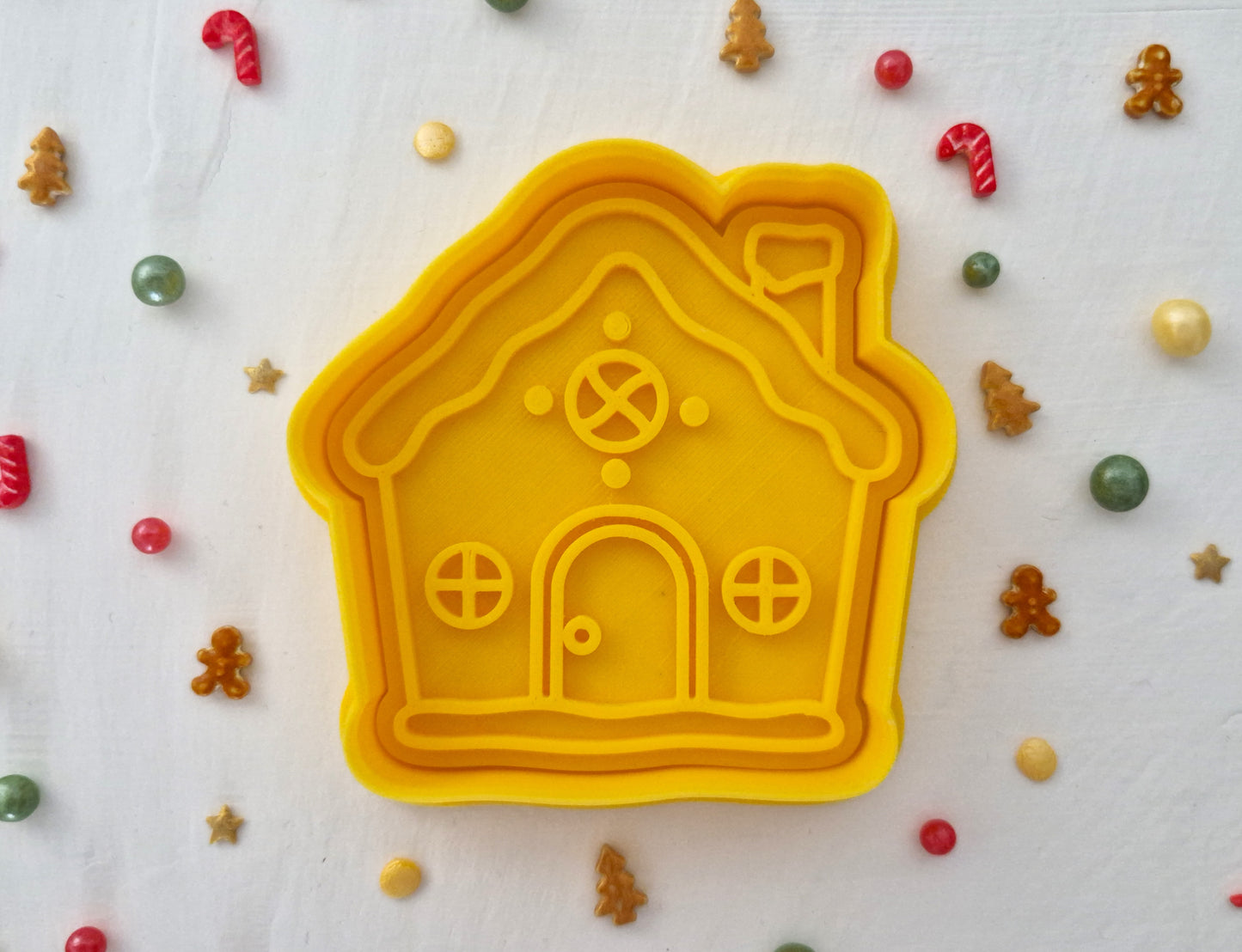 Merry Christmas House 3 - Cookie Cutter