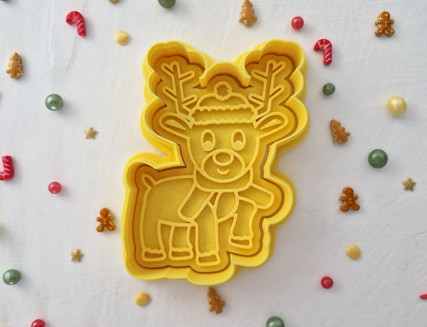 Rudolph Reindeer 1 - Christmas Cookie Cutter