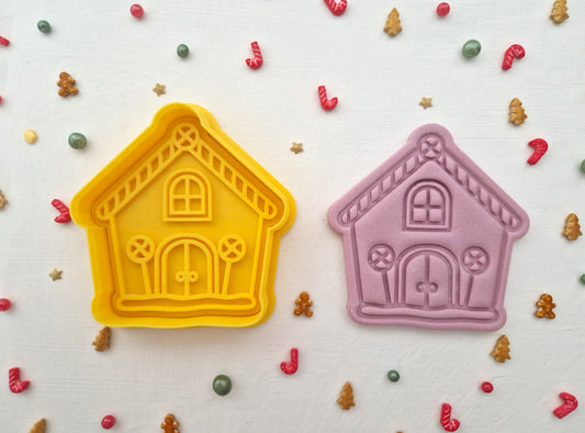 Merry Christmas House 1 - Cookie Cutter