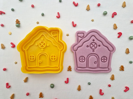 Merry Christmas House 3 - Cookie Cutter