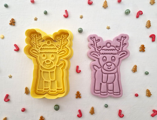 Rudolph Reindeer 2 - Christmas Cookie Cutter