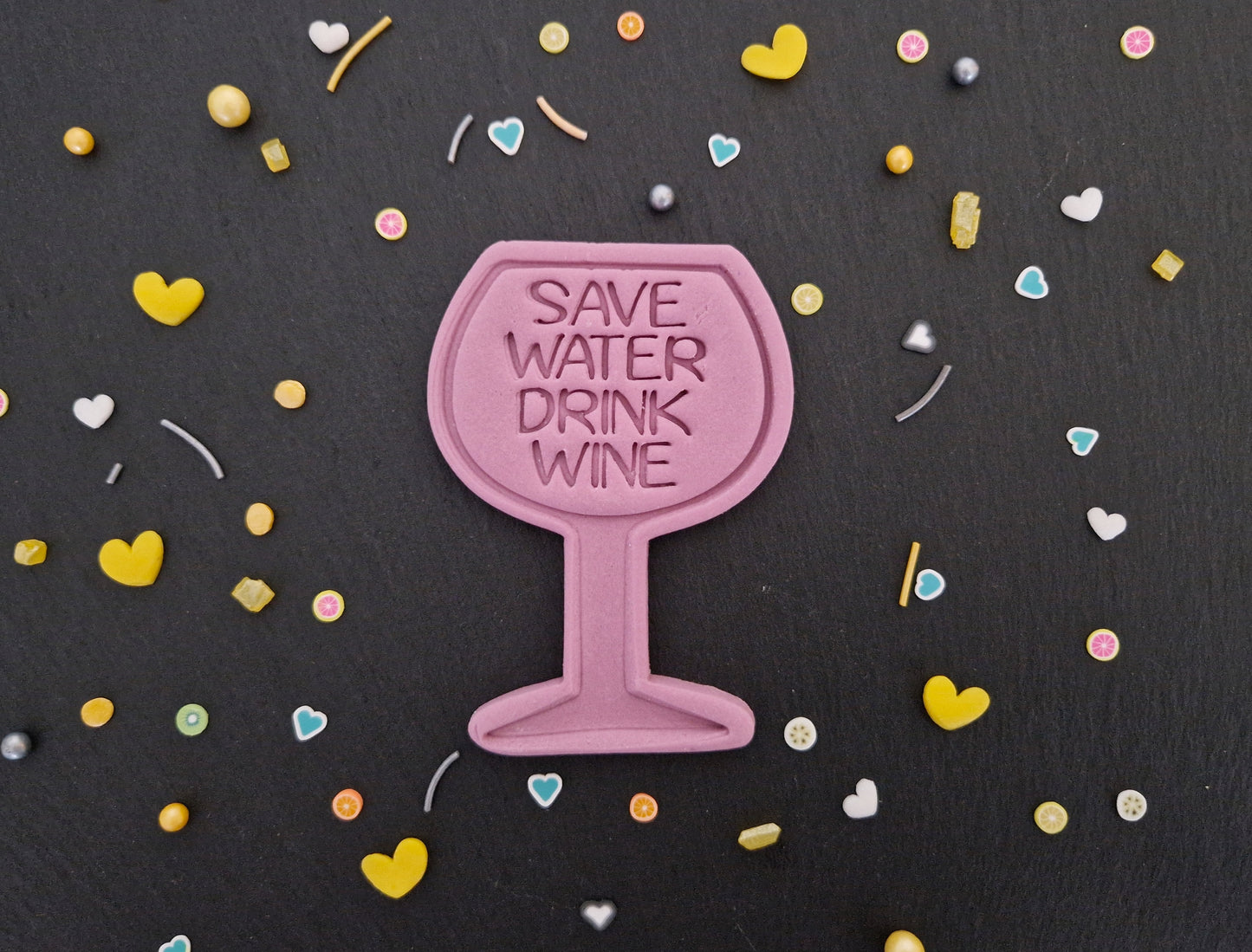 Save Water Drink Wine Cookie Cutter