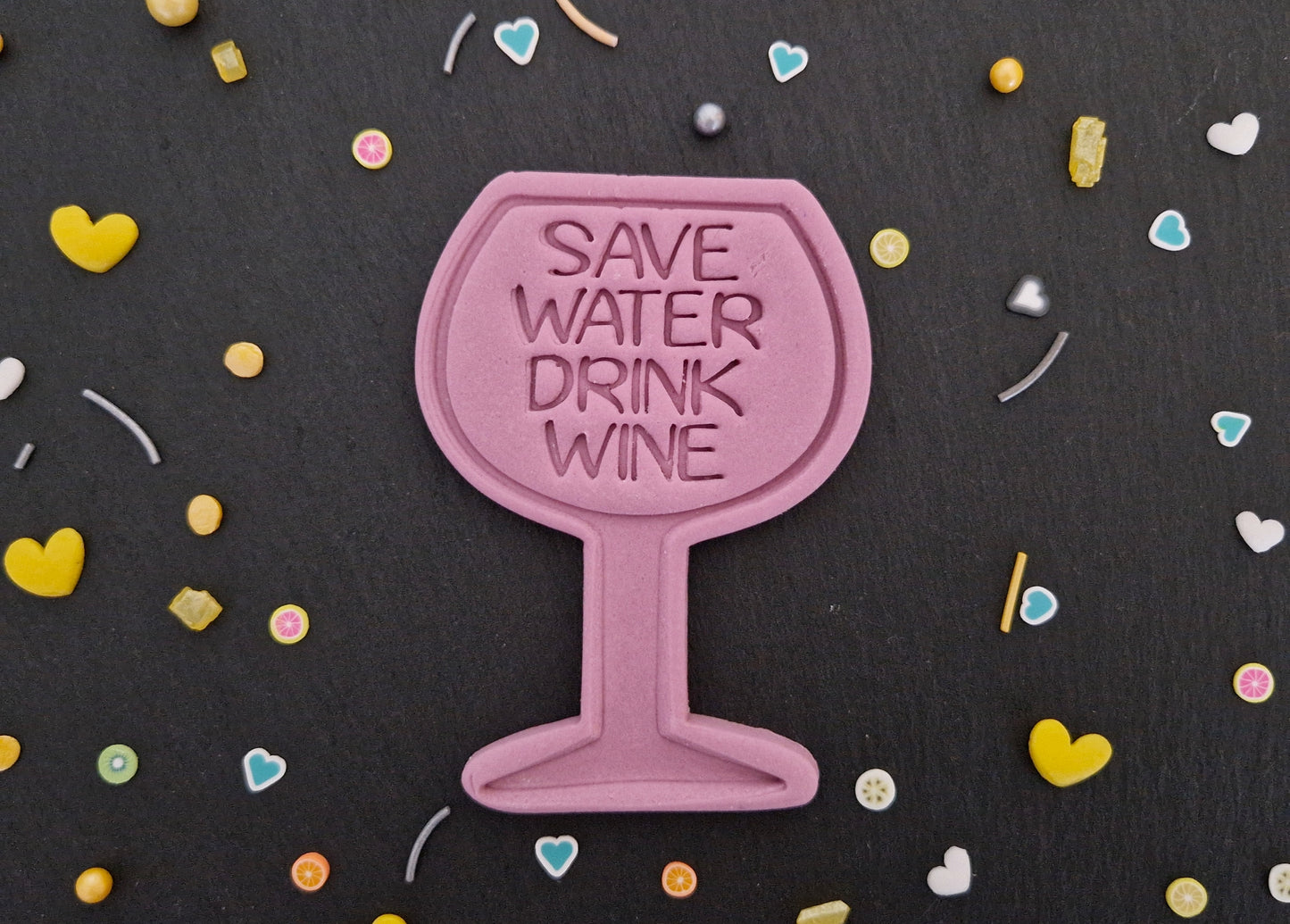 Save Water Drink Wine Cookie Cutter