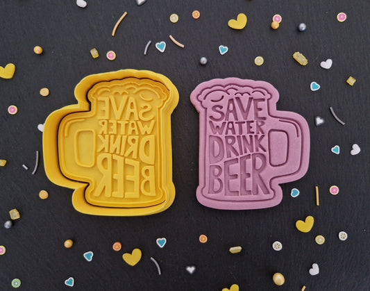 Save Water Drink Beer Cookie Cutter