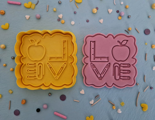 LOVE School Cookie Cutter