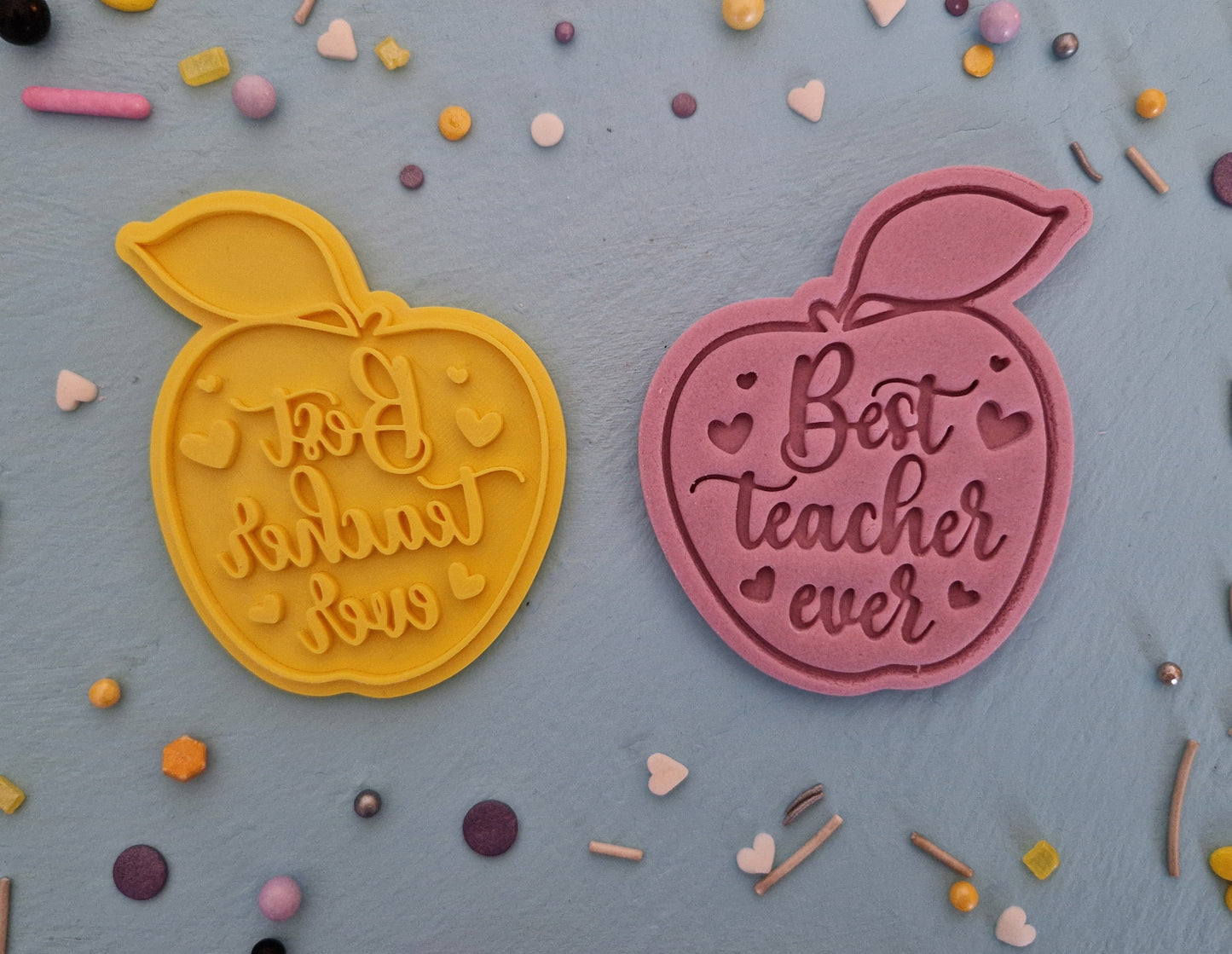 Best Teacher Ever Apple Cookie Cutter