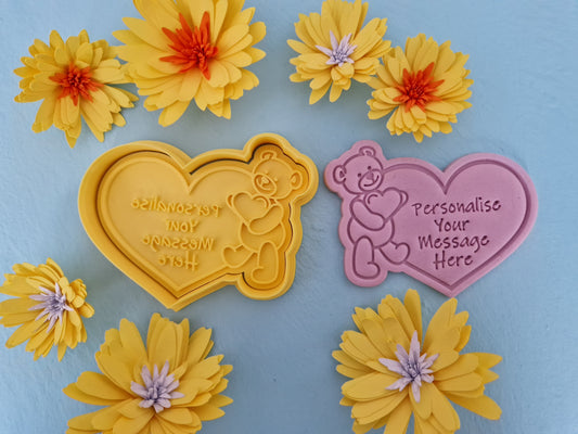 Personalised Teddy Bear Cookie Cutter