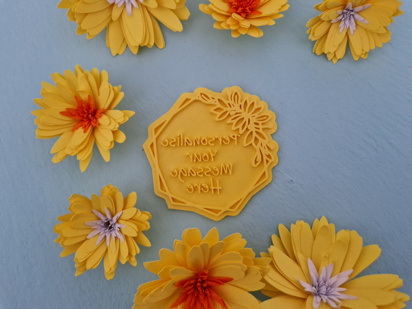 Personalised Hexagon Cookie Cutter