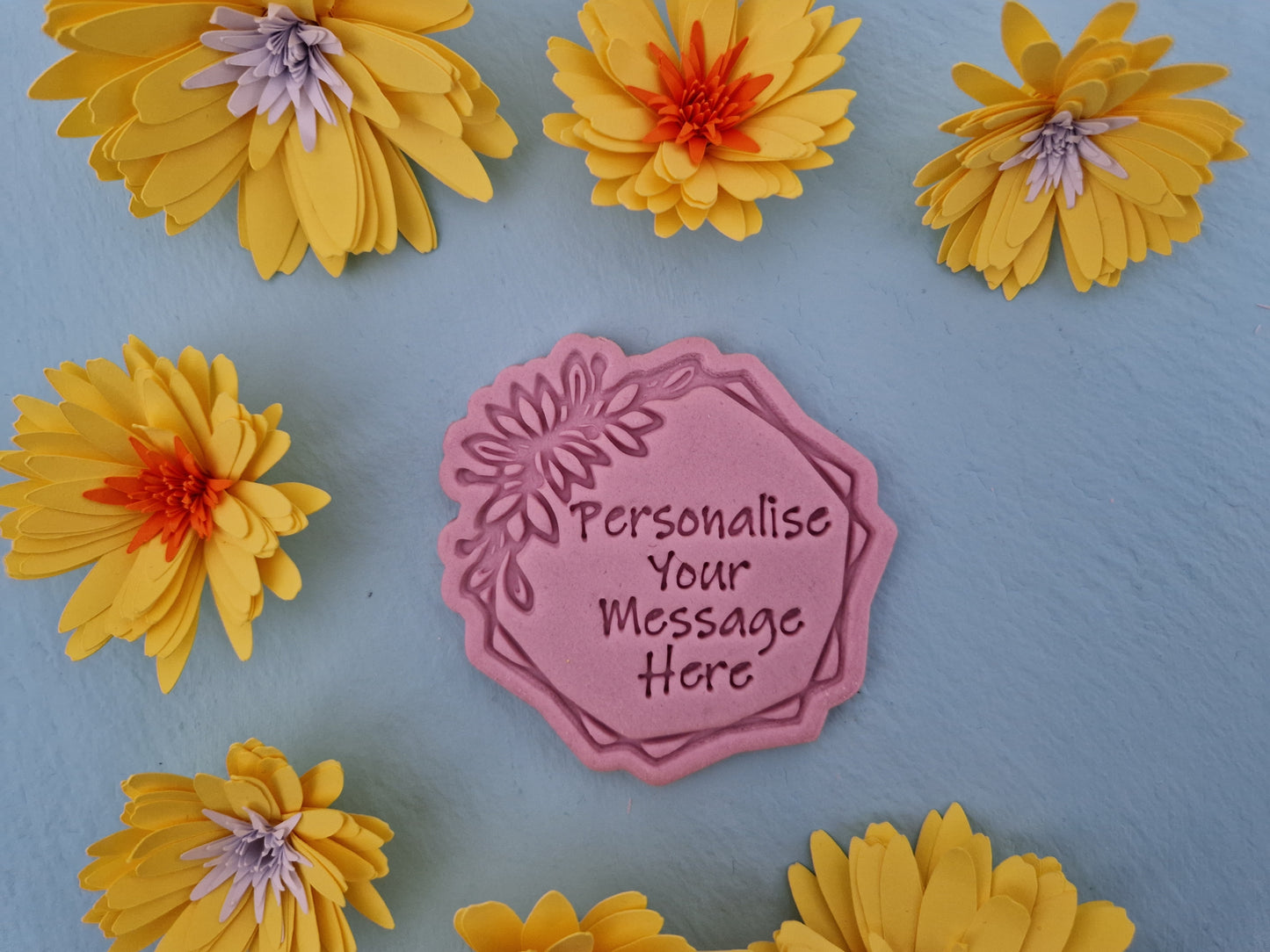 Personalised Hexagon Cookie Cutter