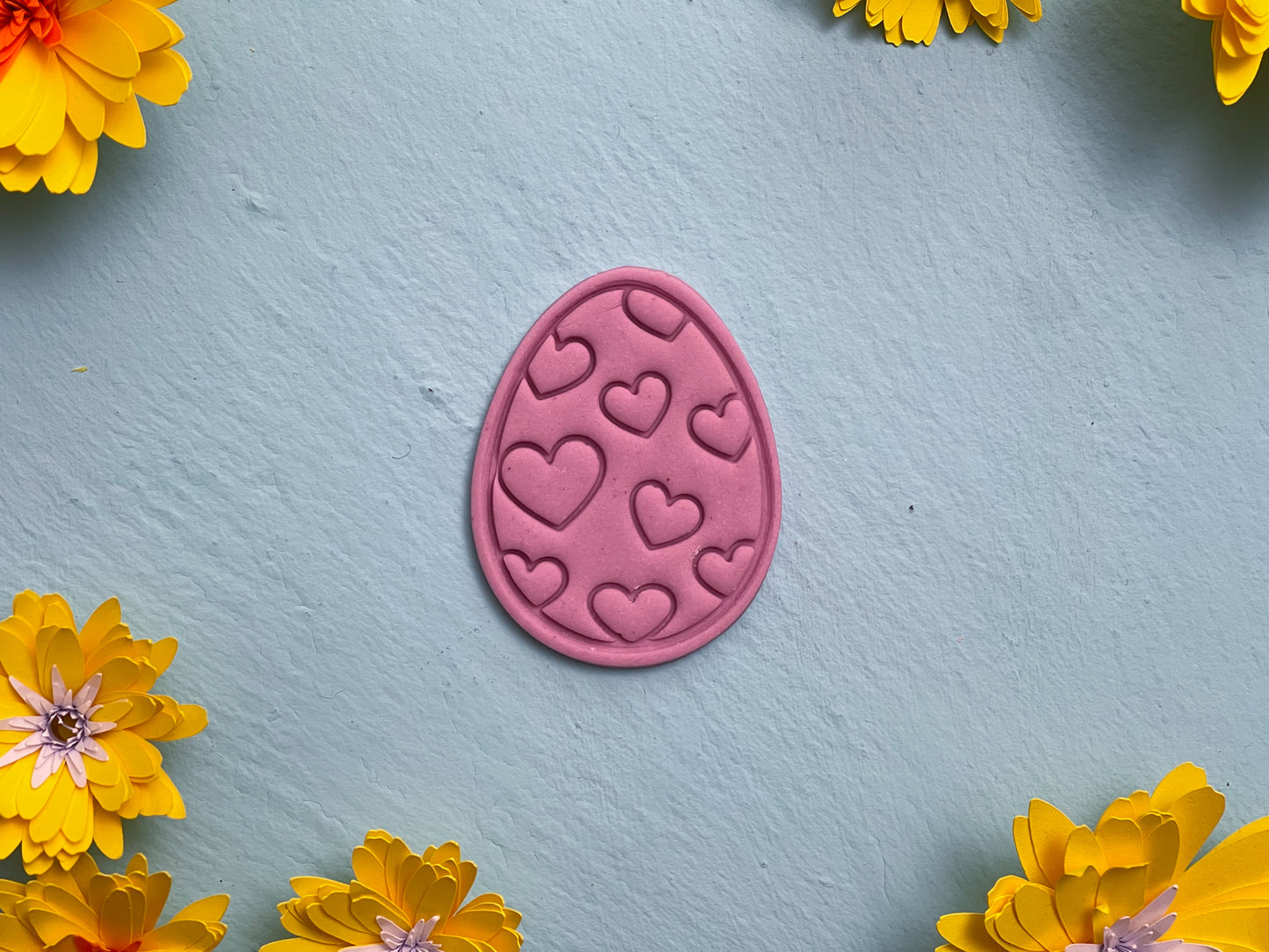 Easter Egg Cookie Cutter - Hearts