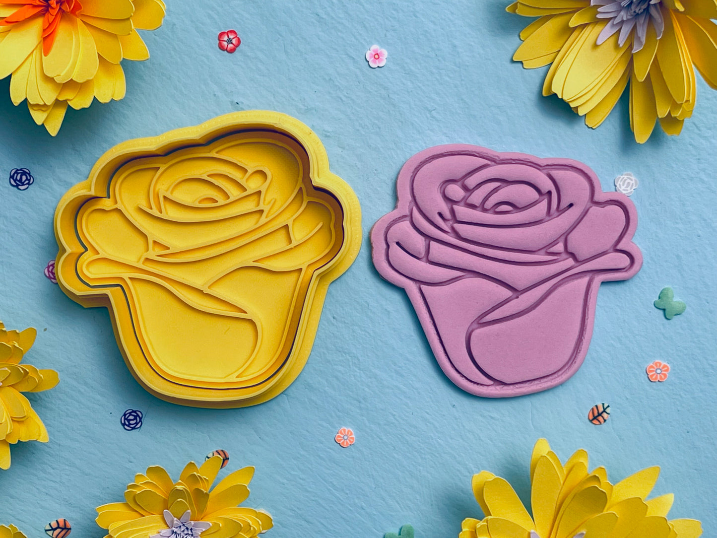 Rose Flower 3 Cookie Cutter