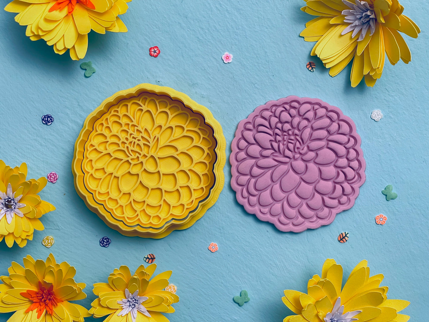 Dahlia Flower Cookie Cutter