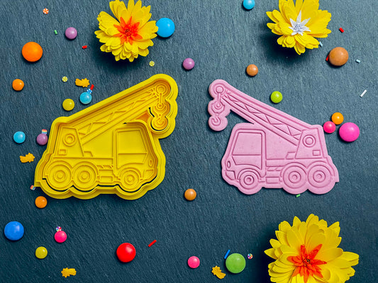 Crane Truck Cookie Cutter