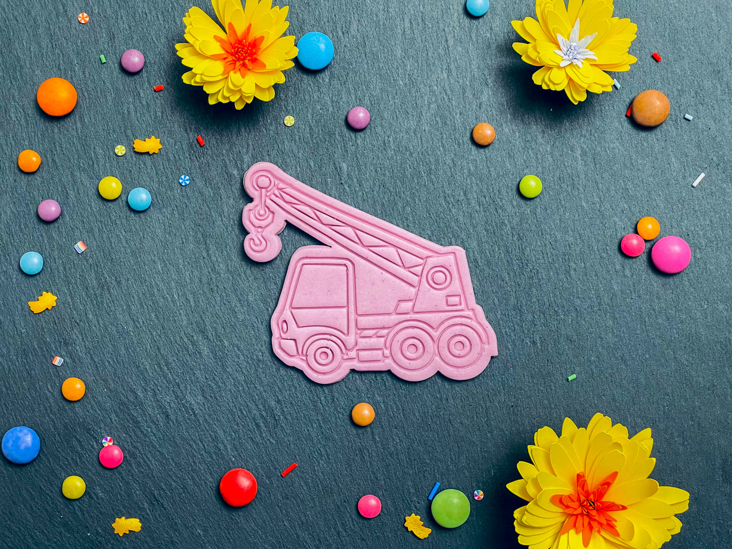 Crane Truck Cookie Cutter