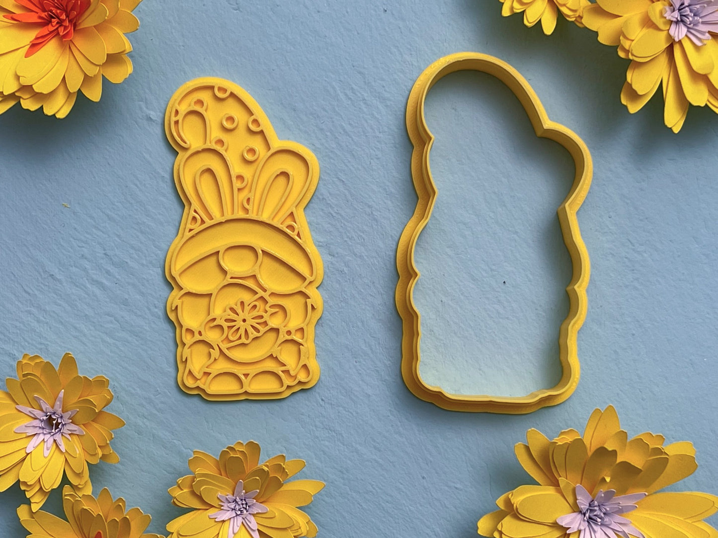 Female Gnome Easter Cookie Cutter