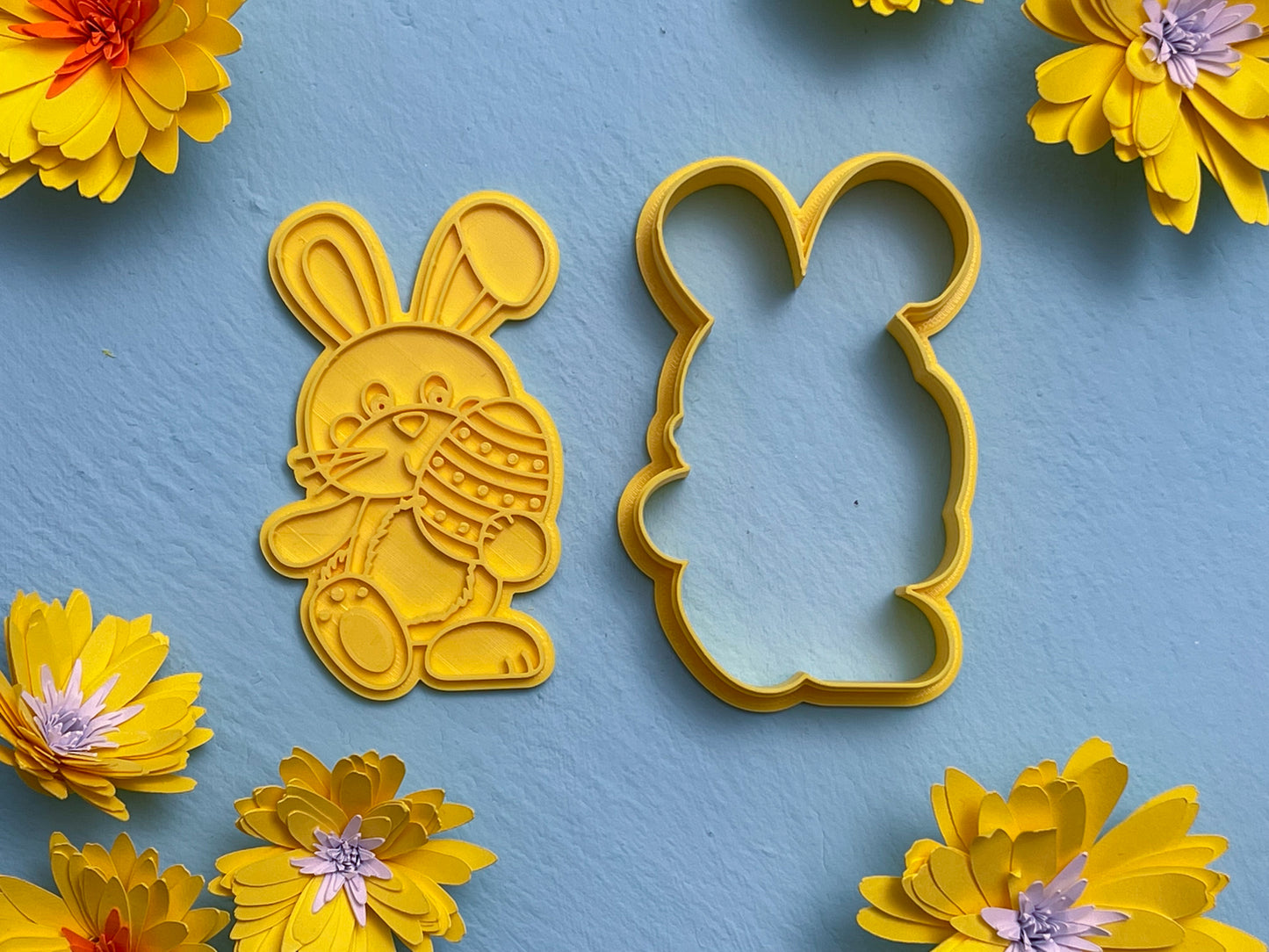 Bunny with Small Easter Egg Cookie Cutter