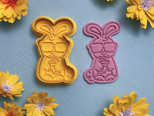 Cool Easter Bunny Cookie Cutter